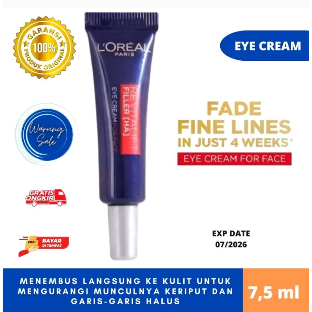 LOREAL REVITALIFT FILLER EYE CREAM 7,5ml