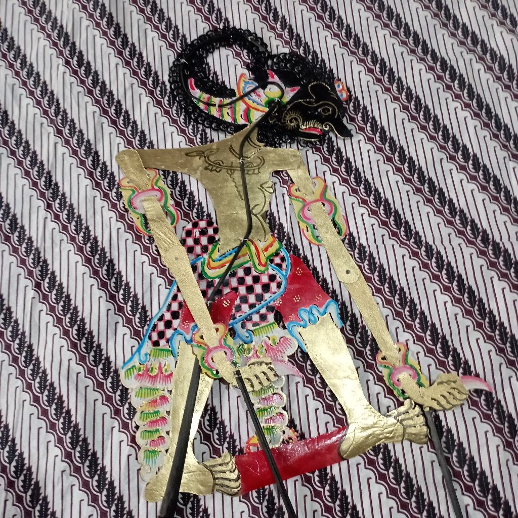 Wayang Kulit ASLI Werkudara/Werkudoro Wayang Kulit sapi ASLI Standar Dalang