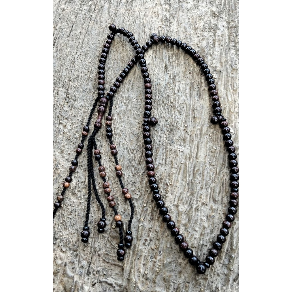 tasbih tijani galih asem premium 100 butir tasbih souvernir tasbih haji tasbih thoriqoh