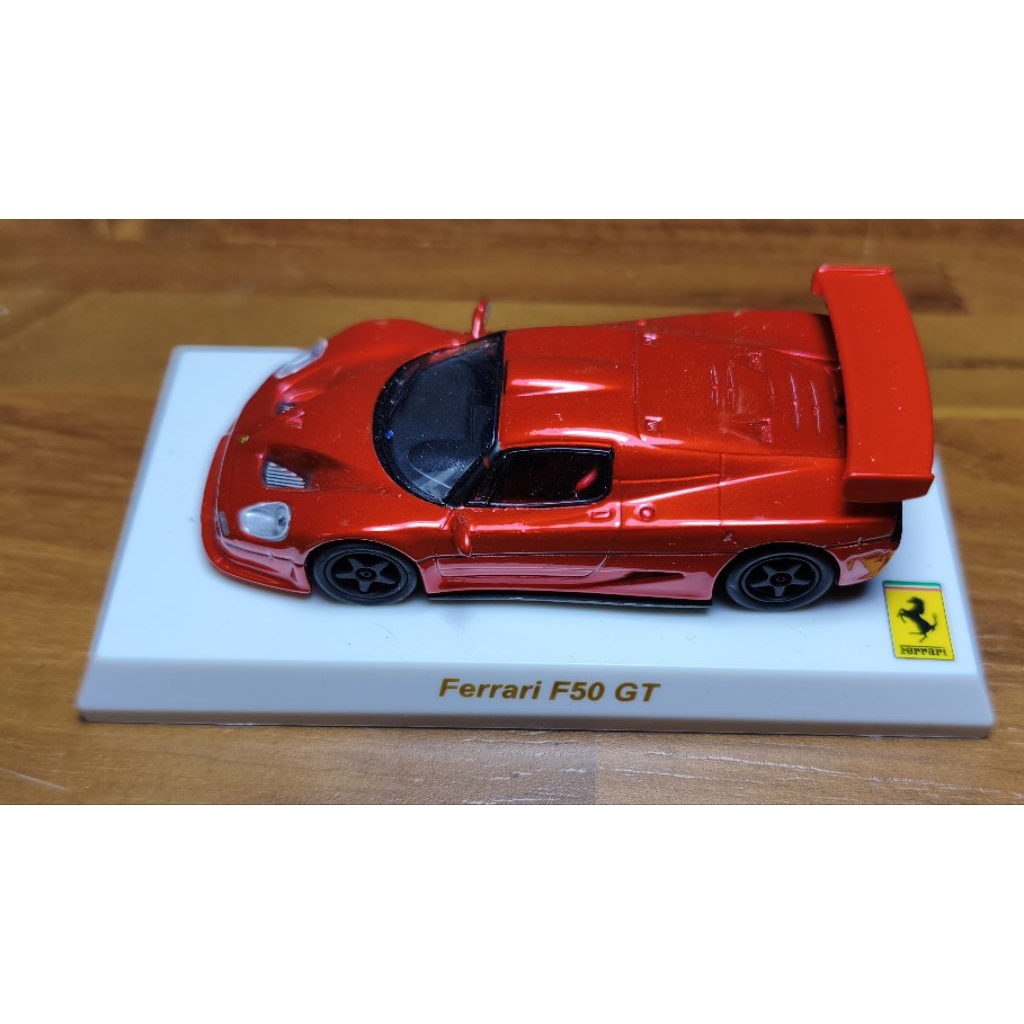 Kyosho Ferrari F50 GT 1/64 Metallic Red  Anniversary Super Rare Diecast