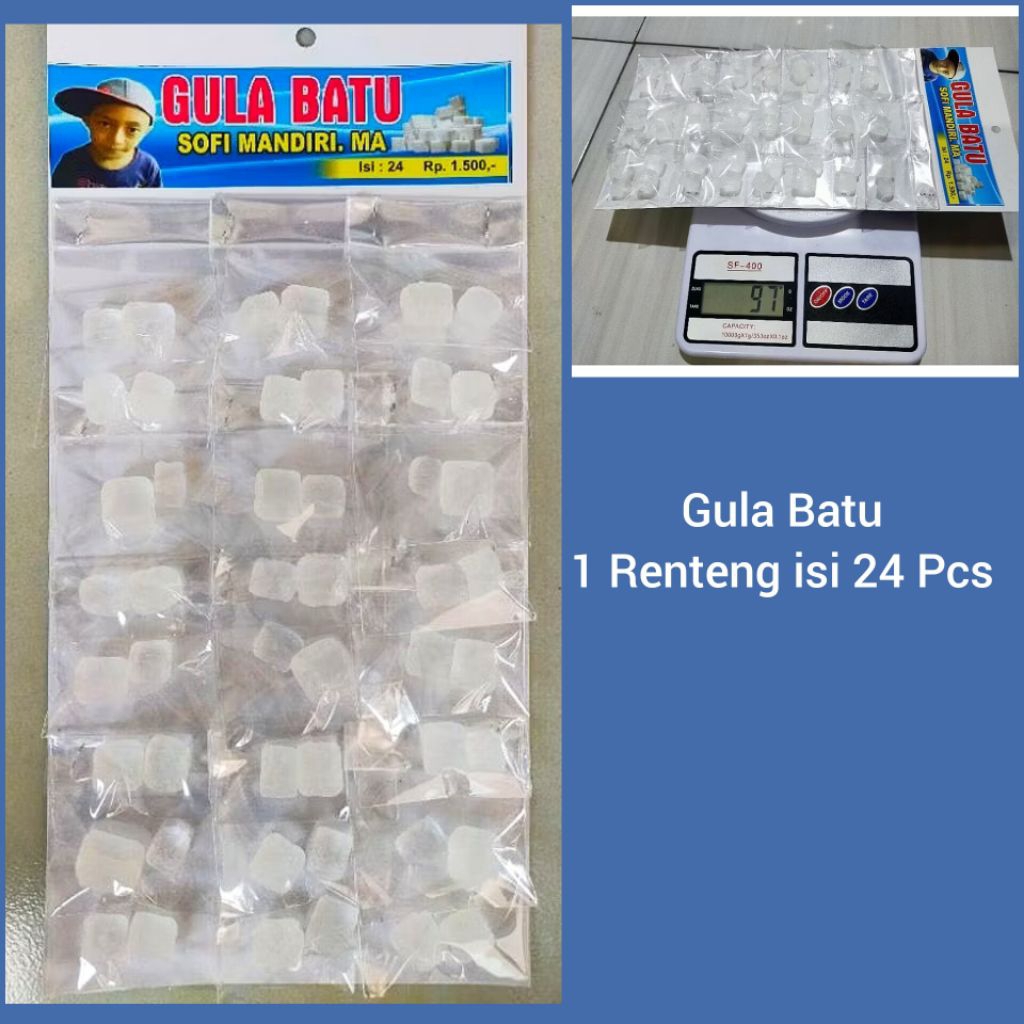 

Gula Batu 1 Renteng isi 24 Pcs Termurah