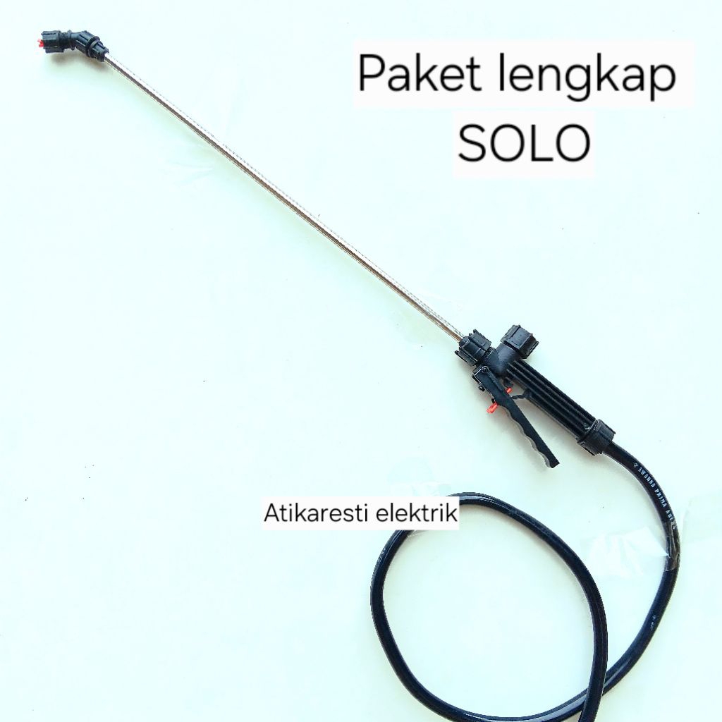 paket lengkap tanki SOLO Indonesia sprayer set selang handle stik nozzle