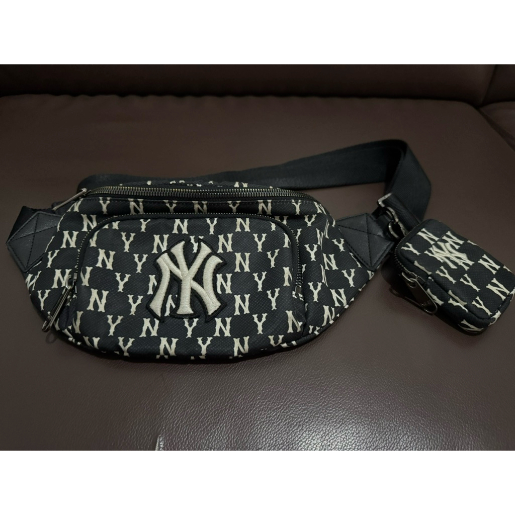 Preloved Tas MLB Monogram Hip Sack ( waist bag)