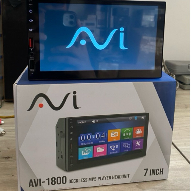 head unit double din merek AVI