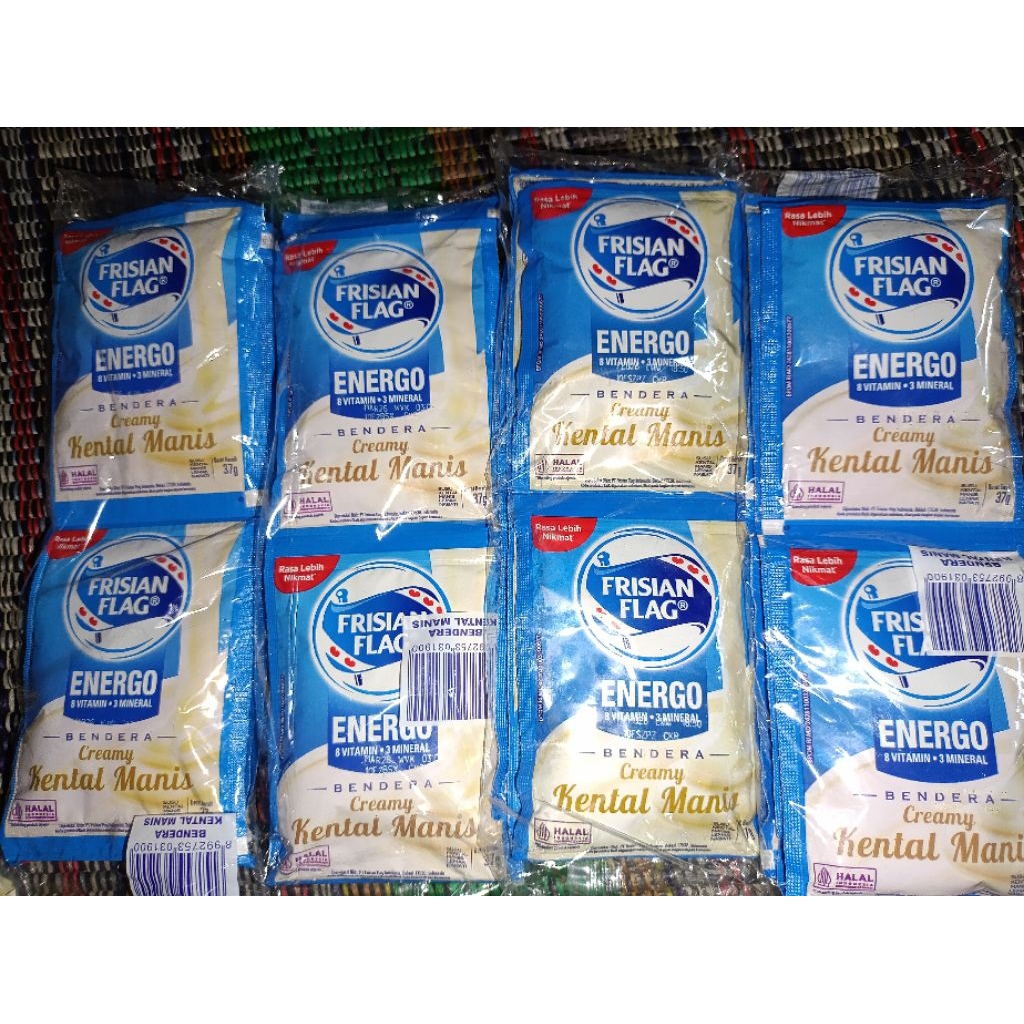 

[LIVE EXTRA] Frisian Flag susu kental manis putih 1 renceng isi 6 saset