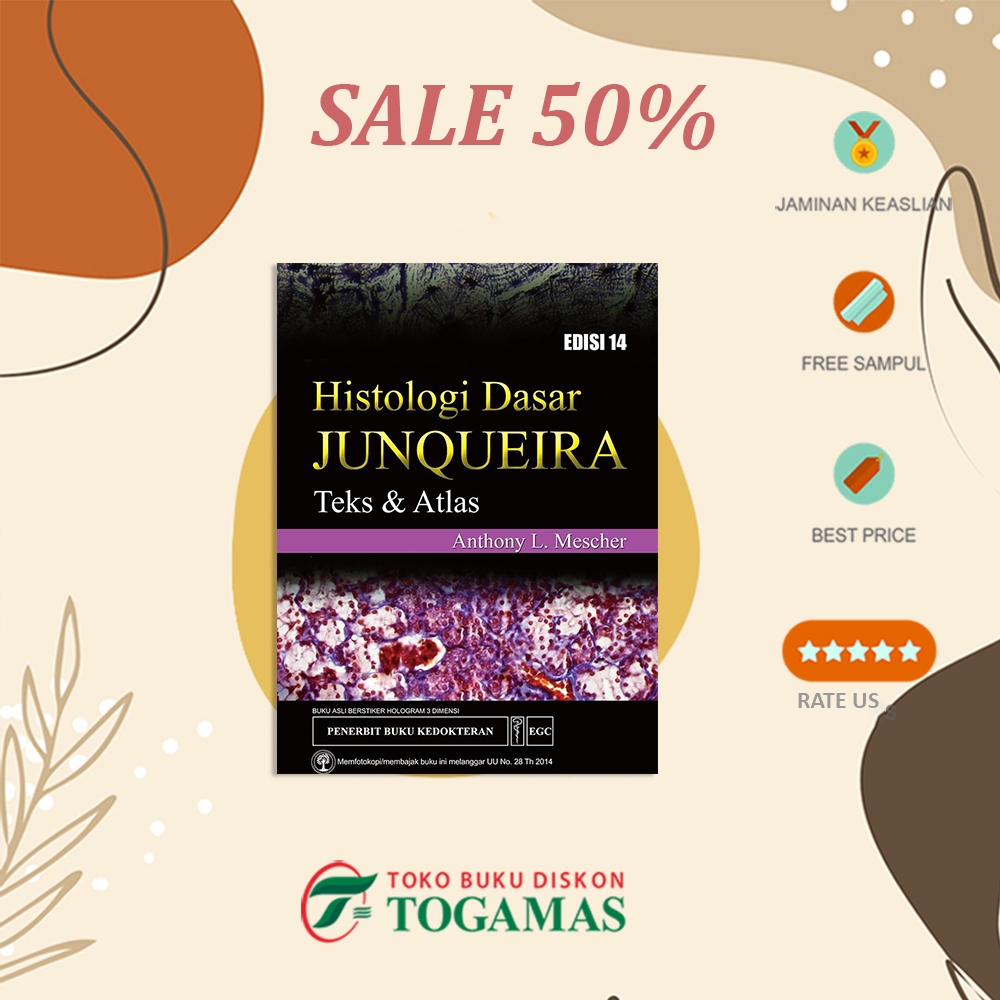 [SALE 50%] Histologi Dasar Junqueira Teks & Atlas Edisi 14