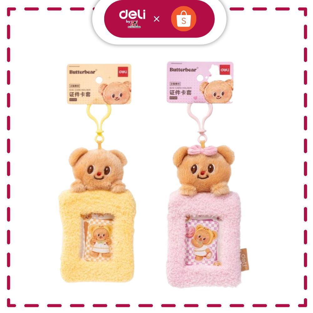 

Deli ButterBear Name Badge Nama Lanyard HY131
