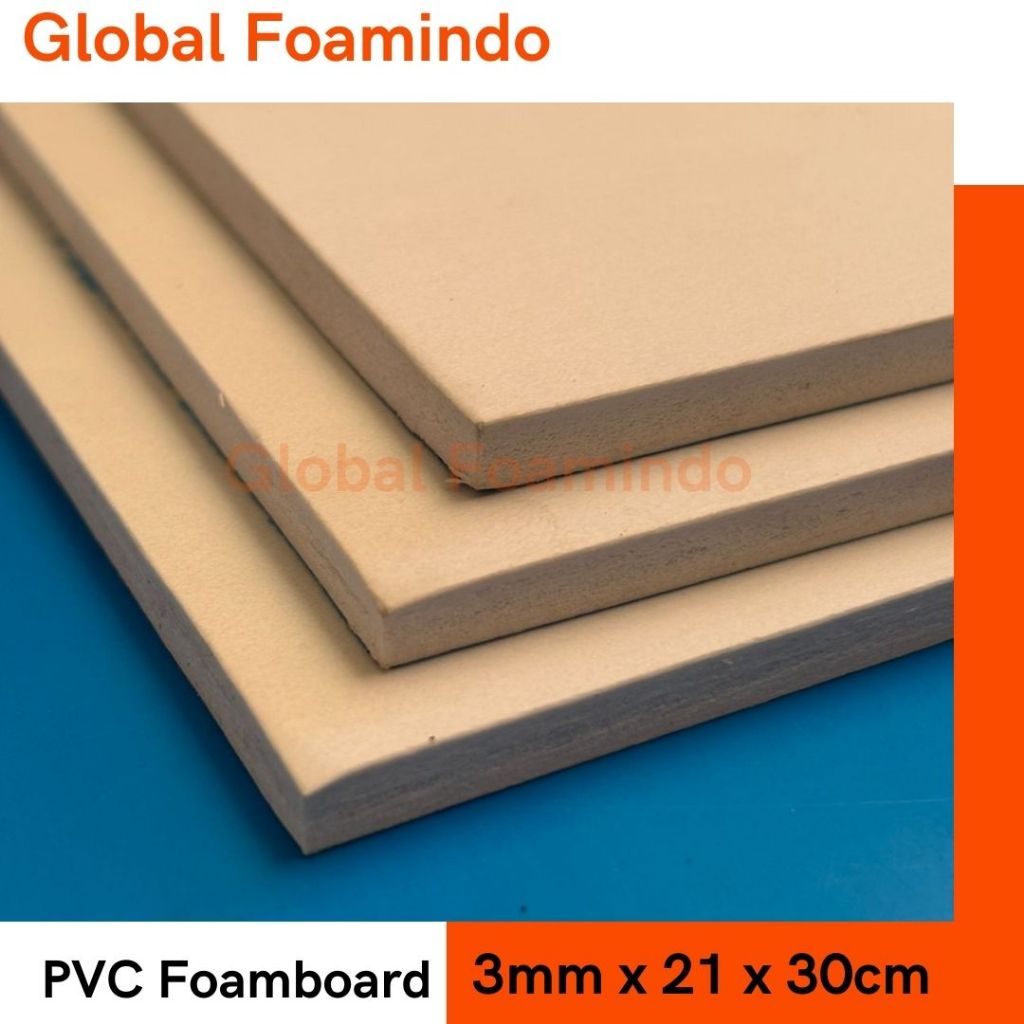 

PVC Foamboard 3mm x 21 x 30cm