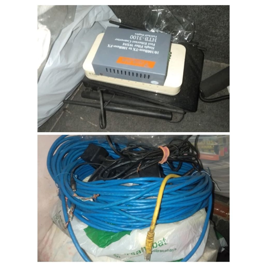 Router,Htb dan kabel LAN Second