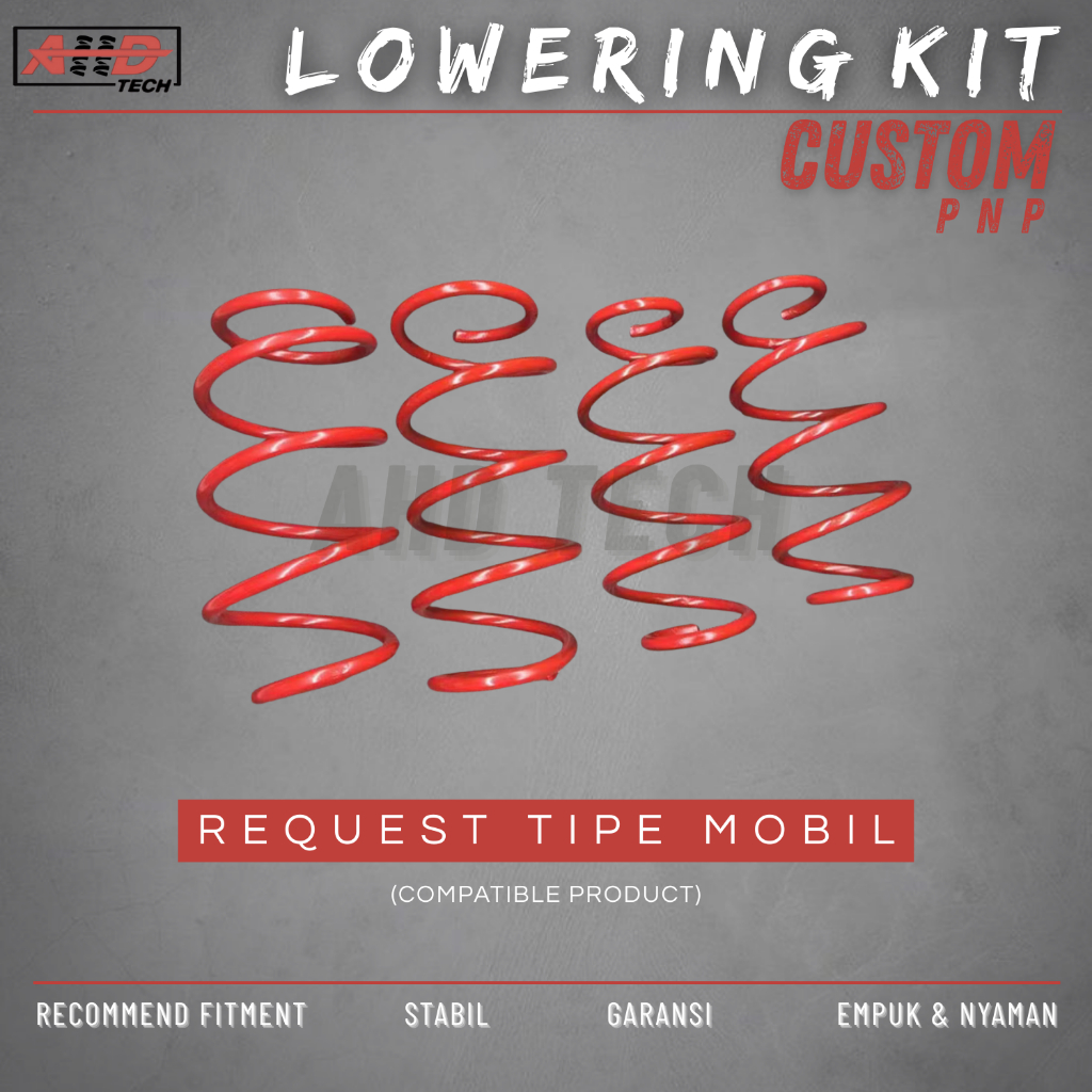 Lowering Kit Mobil(PNP) Agya/Ayla, Swift, Datsun Go, March, Wagon R | Per Custom Ceper 1 Set [4 Pcs]