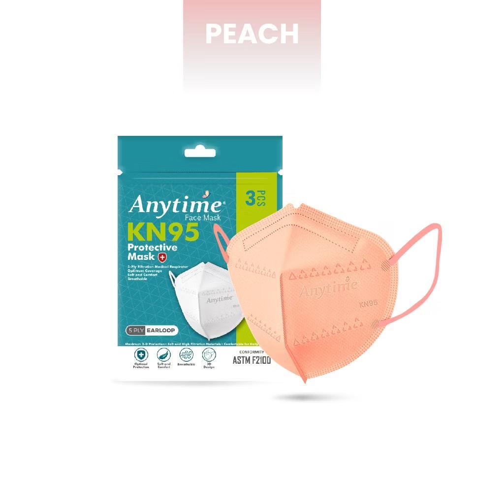 ANYTIME MASKER 5PLY KN95 EARLOOP SACHET - MASKER MEDIS