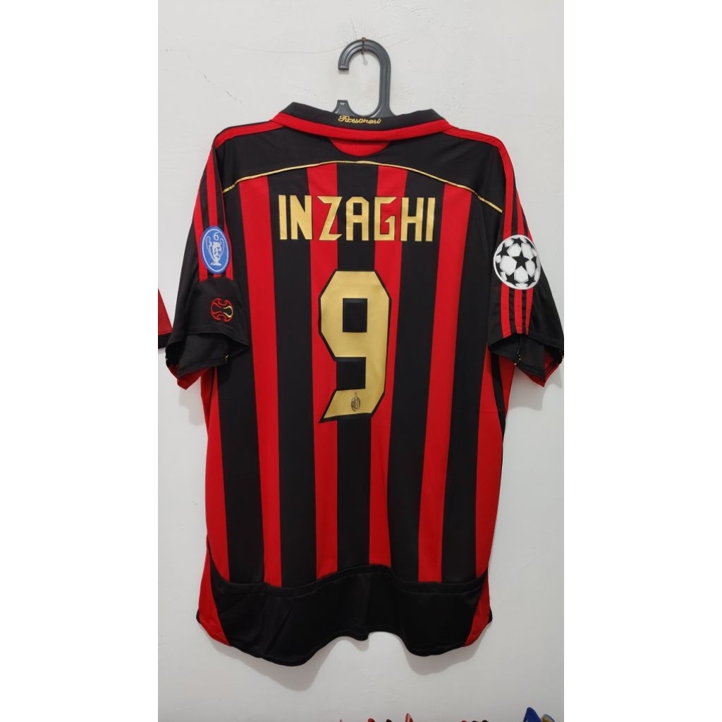 jersey retro Milan Inzaghi size XL
