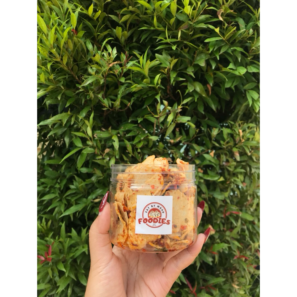 

BASRENG KRIPIK CHILI OIL DAUN JERUK 400gram