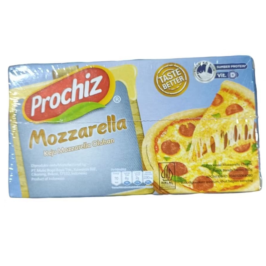 

Keju Mozzarella Prochiz 160gr Keju Mozarela Olahan Mozarella
