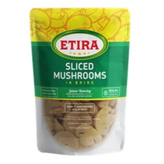 

[oddsolshop] pekanbaru/Etira Sliced & Whole Mushrooms 250 gr / Jamur Kancing