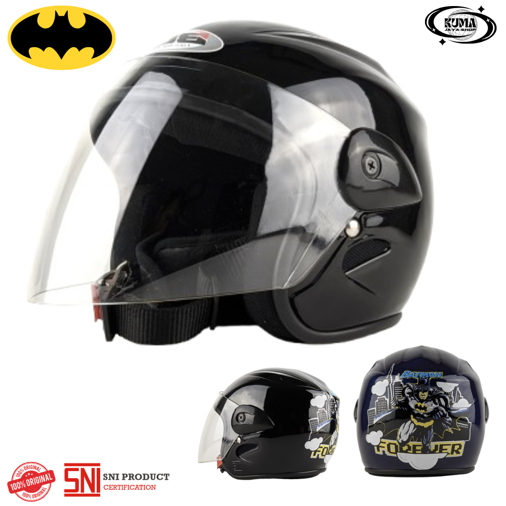 HELM ANAK MOTIF GT ZONE JUNIOR USIA 3-7 TAHUN (PREMIUM)
