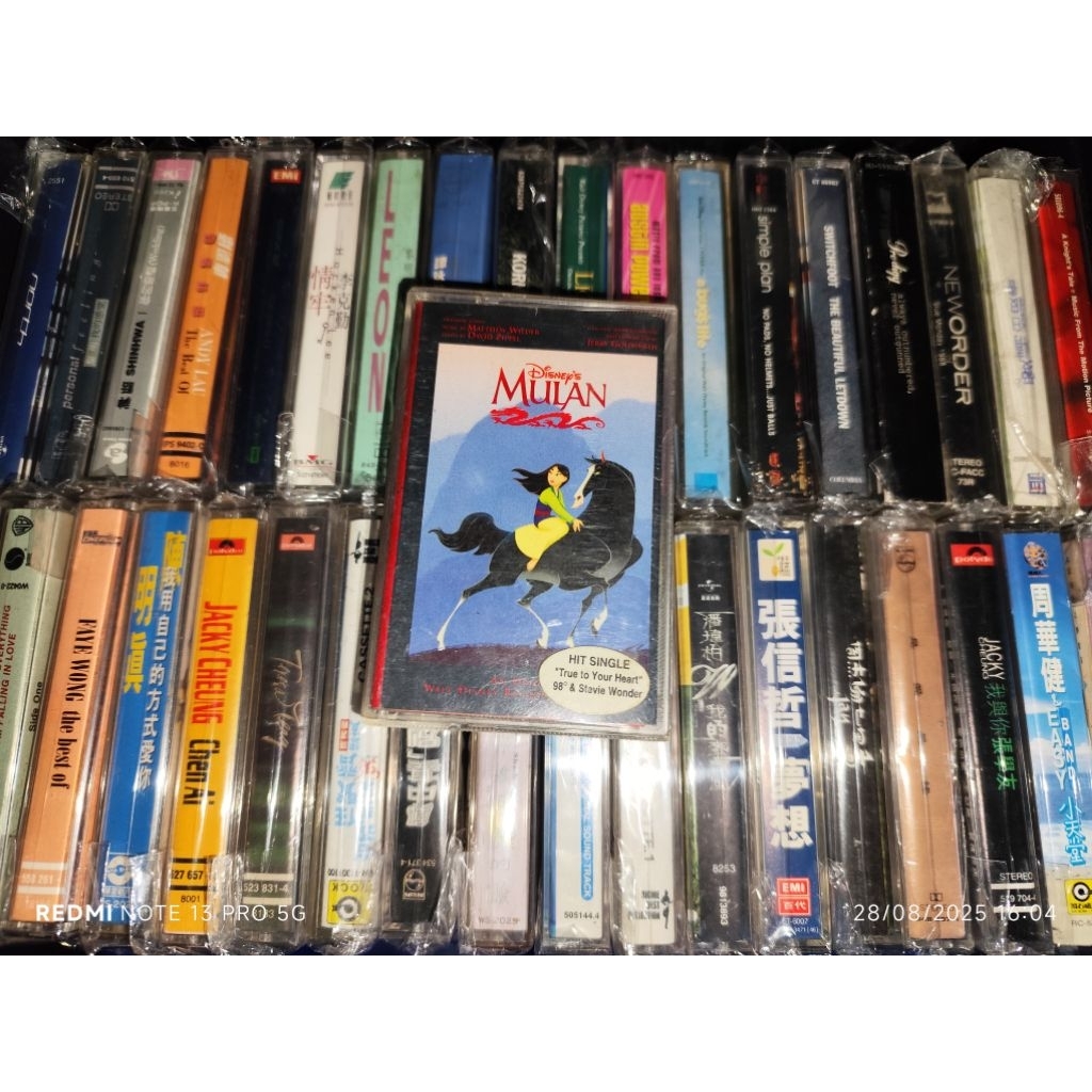 Kaset Pita Soundtrack Mulan - Lea Salonga, Christina Aguilera, Coco Lee