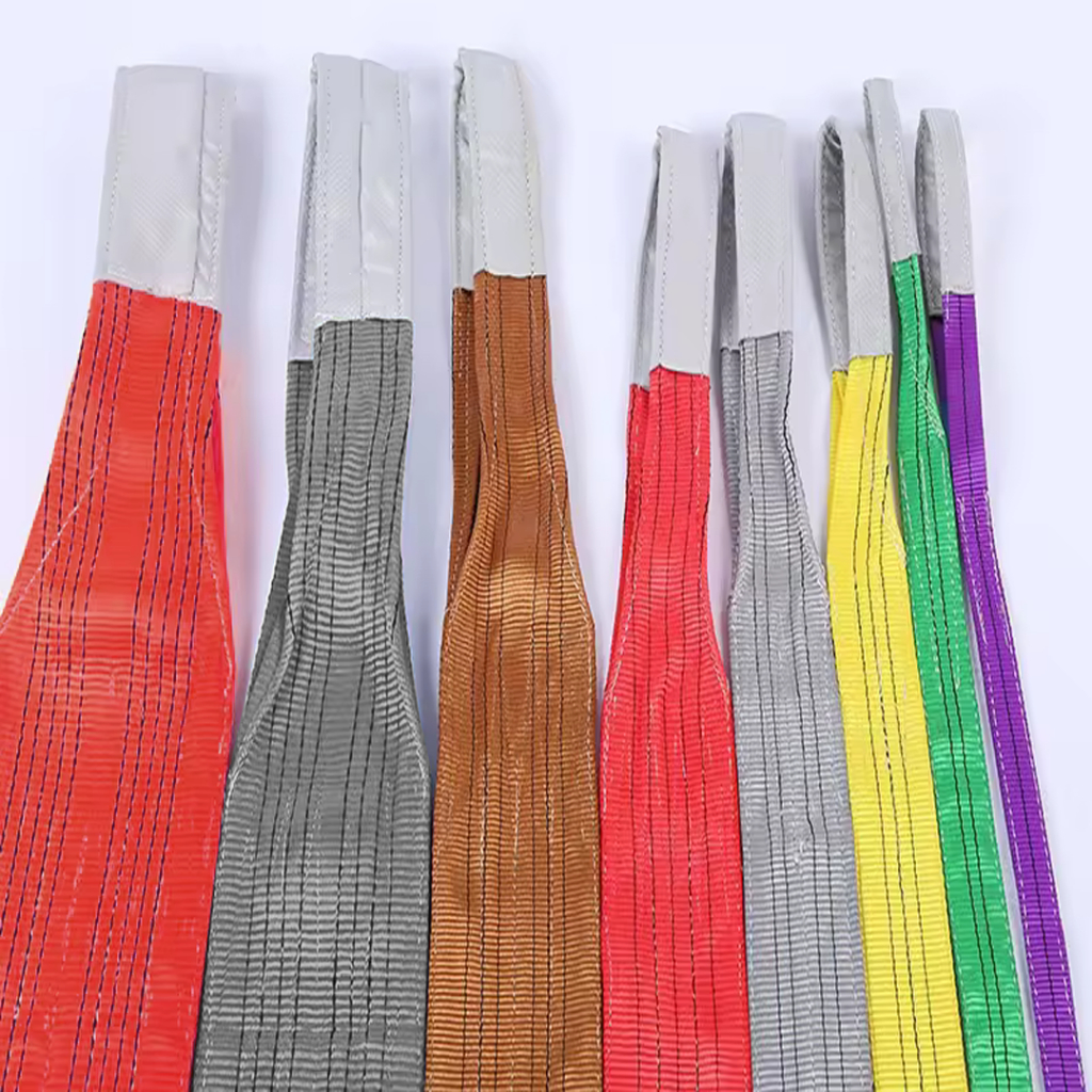 Webbing sling /Sling belt /Tali angkat barang/Webbing Sling Belt MERAH  5 TON Dan 10 TON 6 Meter - 1