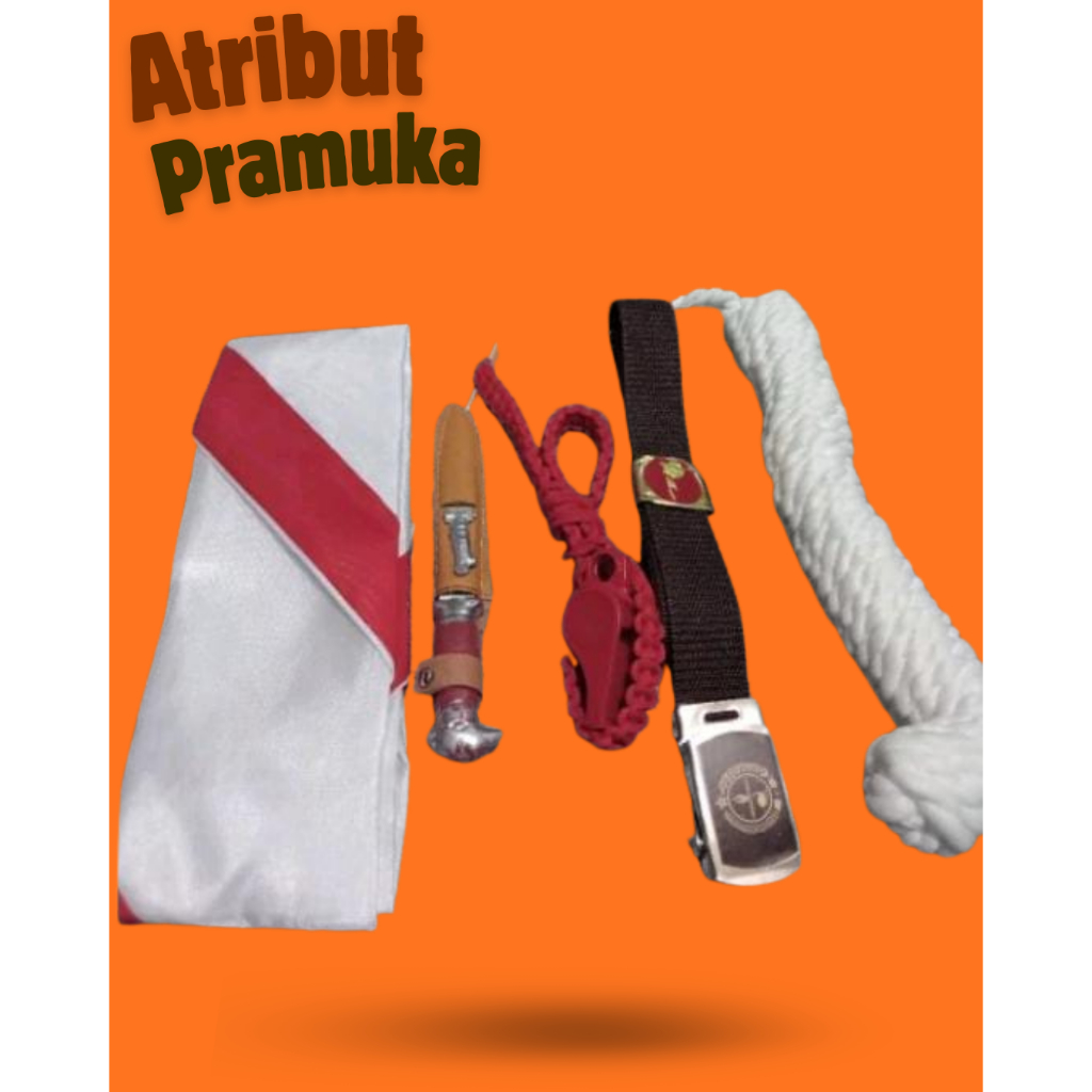 Atribut pramuka satuan SD SMP SMA