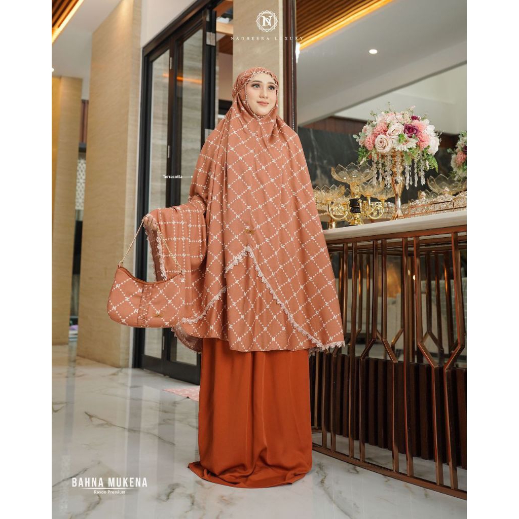 Mukena Bahna by Nadheera Luxury | Mukena Rayon | Mukena Elegan | Nadheera Luxury | D'Hijab of Mey