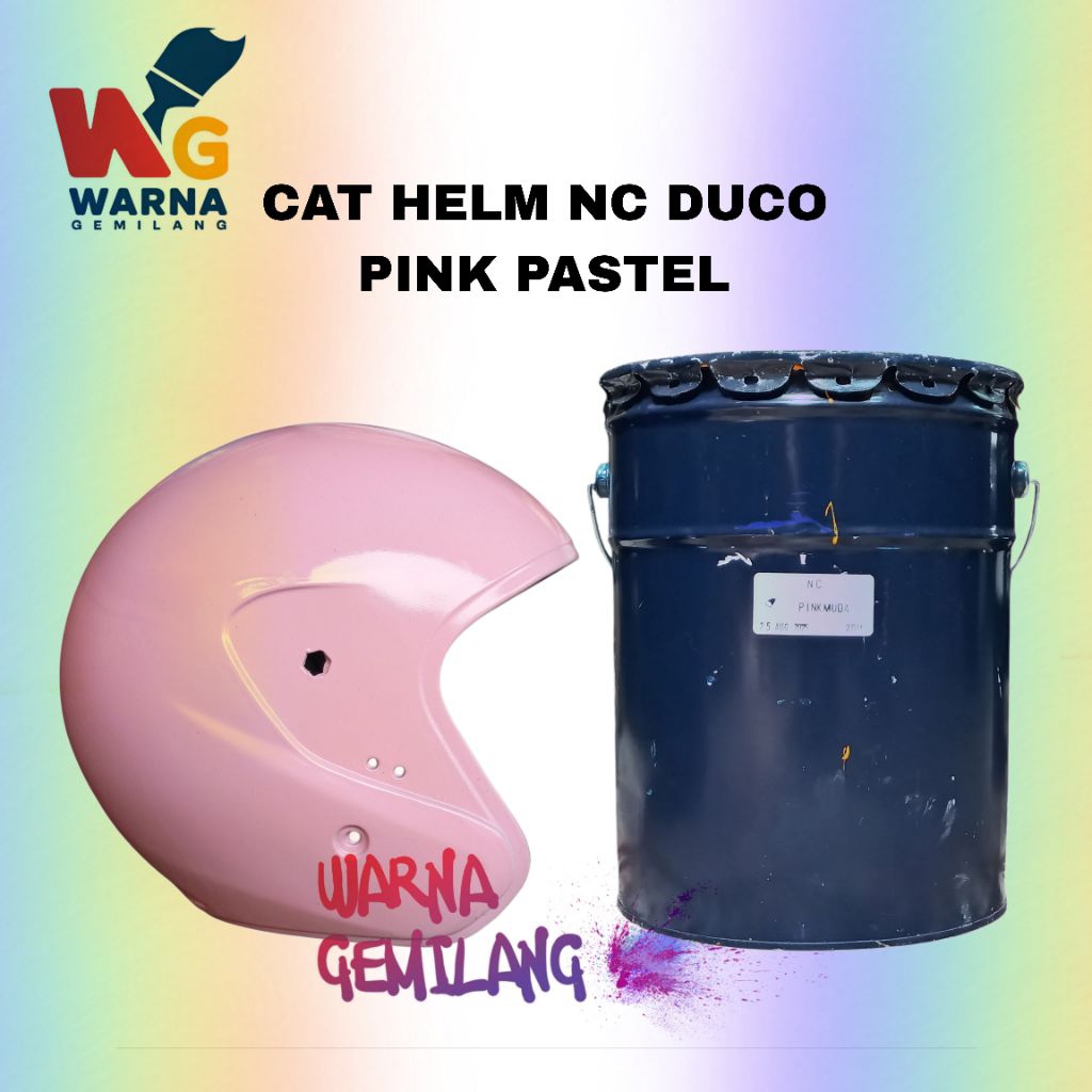 Cat Helm NC Duco Jepang Pink Pastel