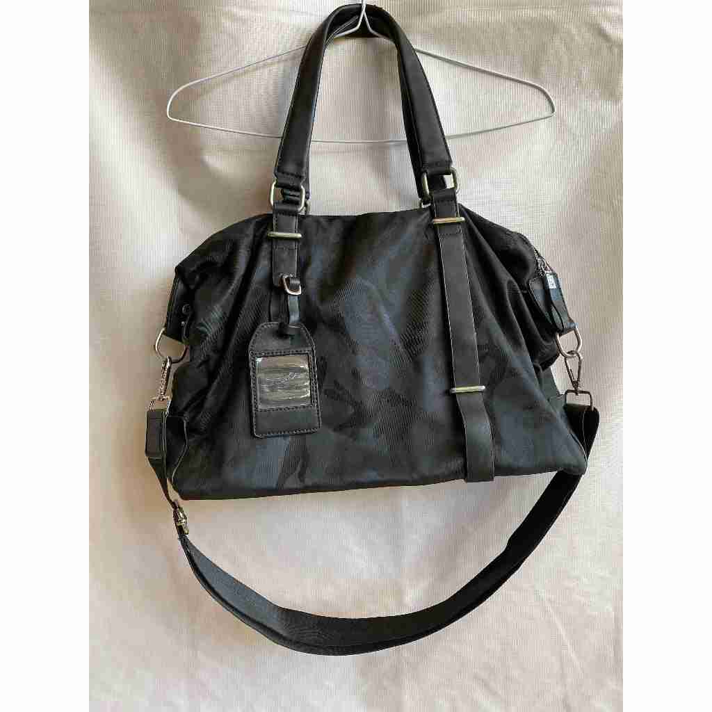 [100% Preloved Ori] Tas Slempang / Tas Bahu Besar Warna Hitam Motif Army