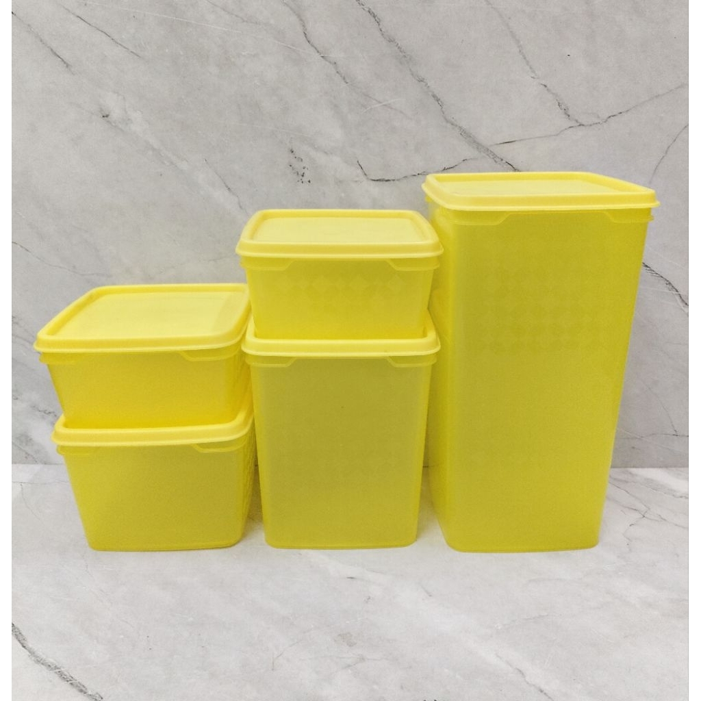 TOPLES PLASTIK SET ISI 5 PCS TWIN PAN / KOTAK MAKANAN SET / TOPLES KUE - TWIN PAN