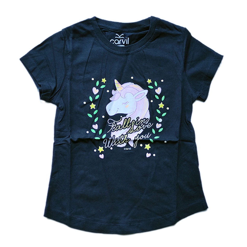 Carvil Kaos Anak Perempuan Unicorn
