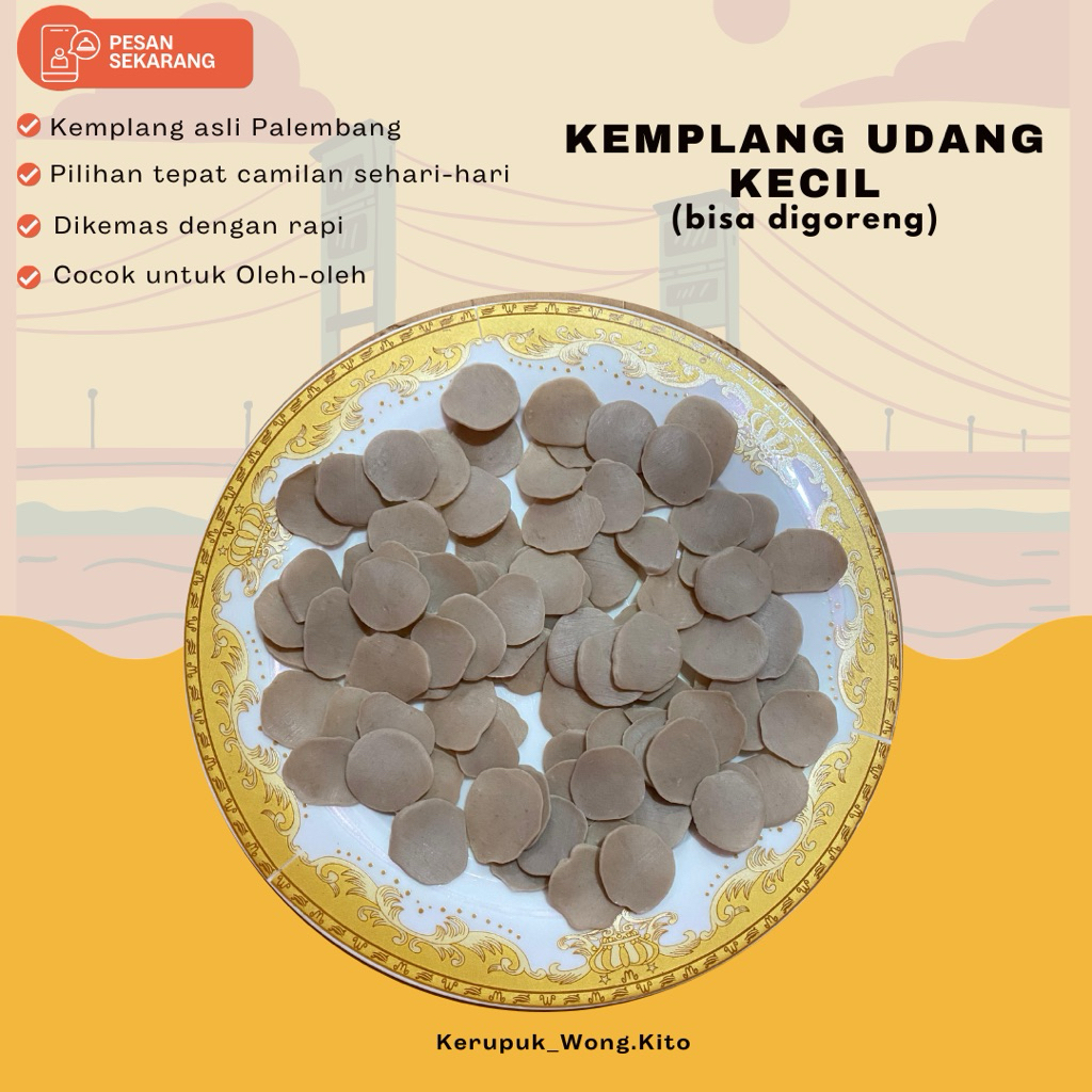 

Kemplang Udang Kecil Asli Palembang Isi 1 Kg