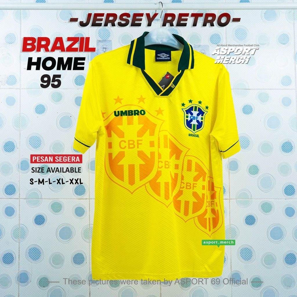 JERSEY RETRO BRAZIL HOME 1995 1996 RETRO BRAZIL HOME 95 96