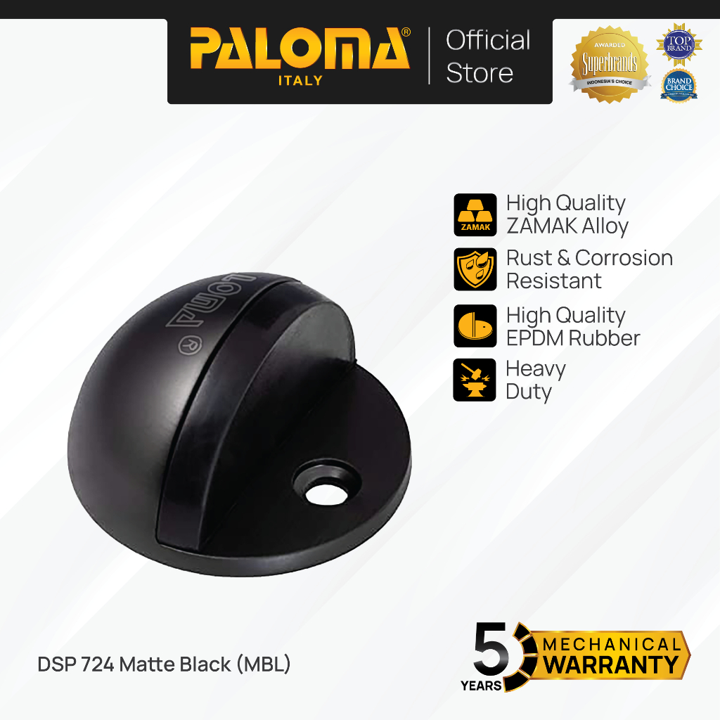 PALOMA DSP 724 Door Stopper Penahan Pintu Lantai Door Stop Stoper Floor Pengganjal Ganjalan Pintu Ru