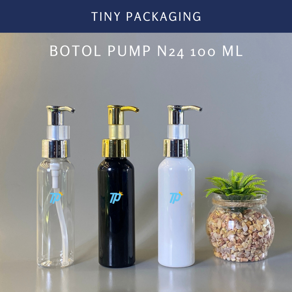 Botol Pump Luxury 100 ml | Botol Plastik 100 ml  pump | Botol 100 ml BR