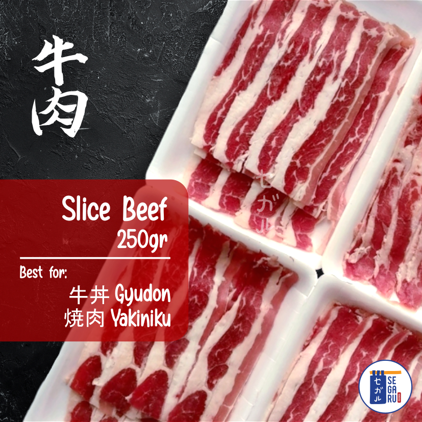 

Beef Slice - Daging Sapi Slice Yoshinoya Yakiniku Shabu 250gr