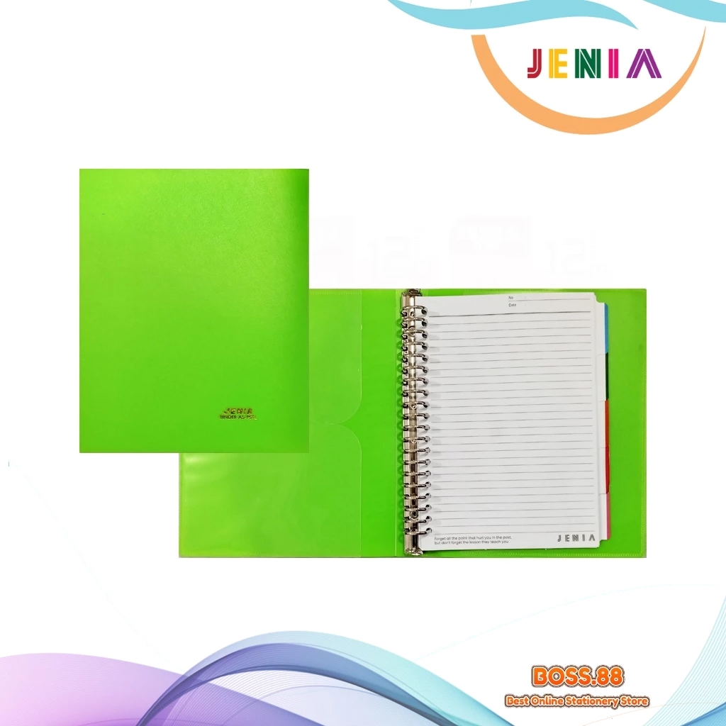 

BINDER MAP JENIA A5 POLOS PASTEL (1 PCS)