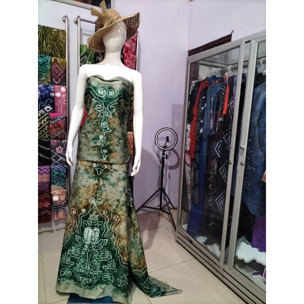 kain Sasirangan motif Batu Piring