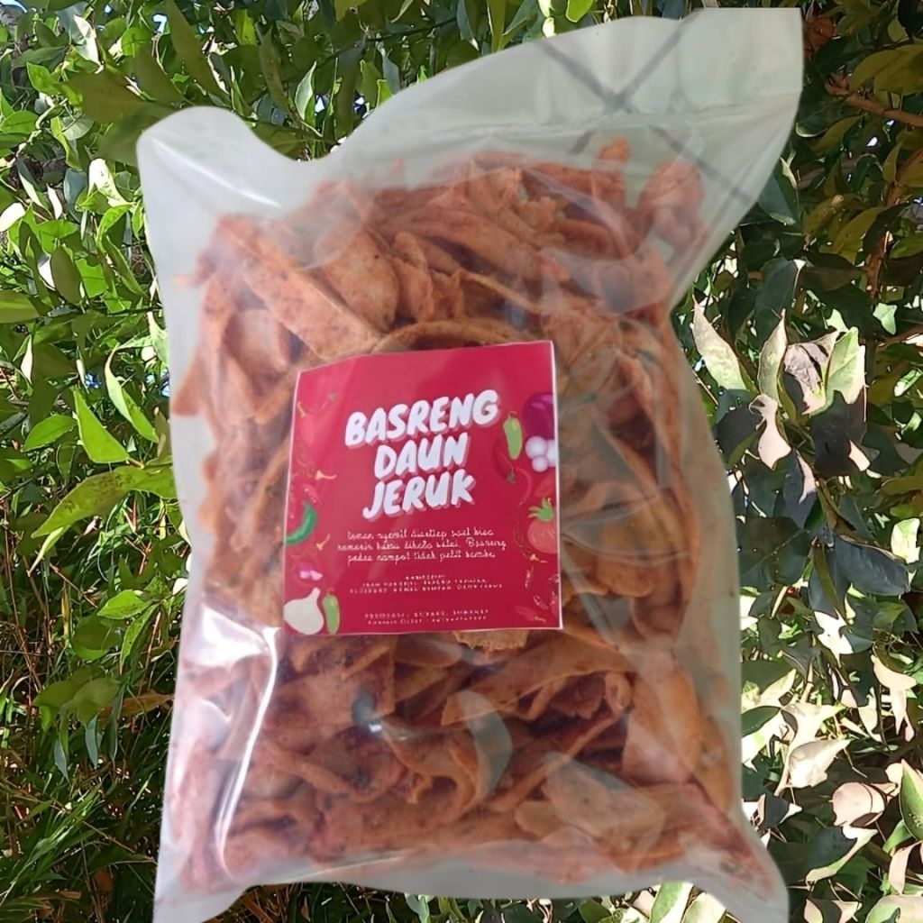 

Basreng jeruk purut, basreng gurih, cemilan basreng 1kg