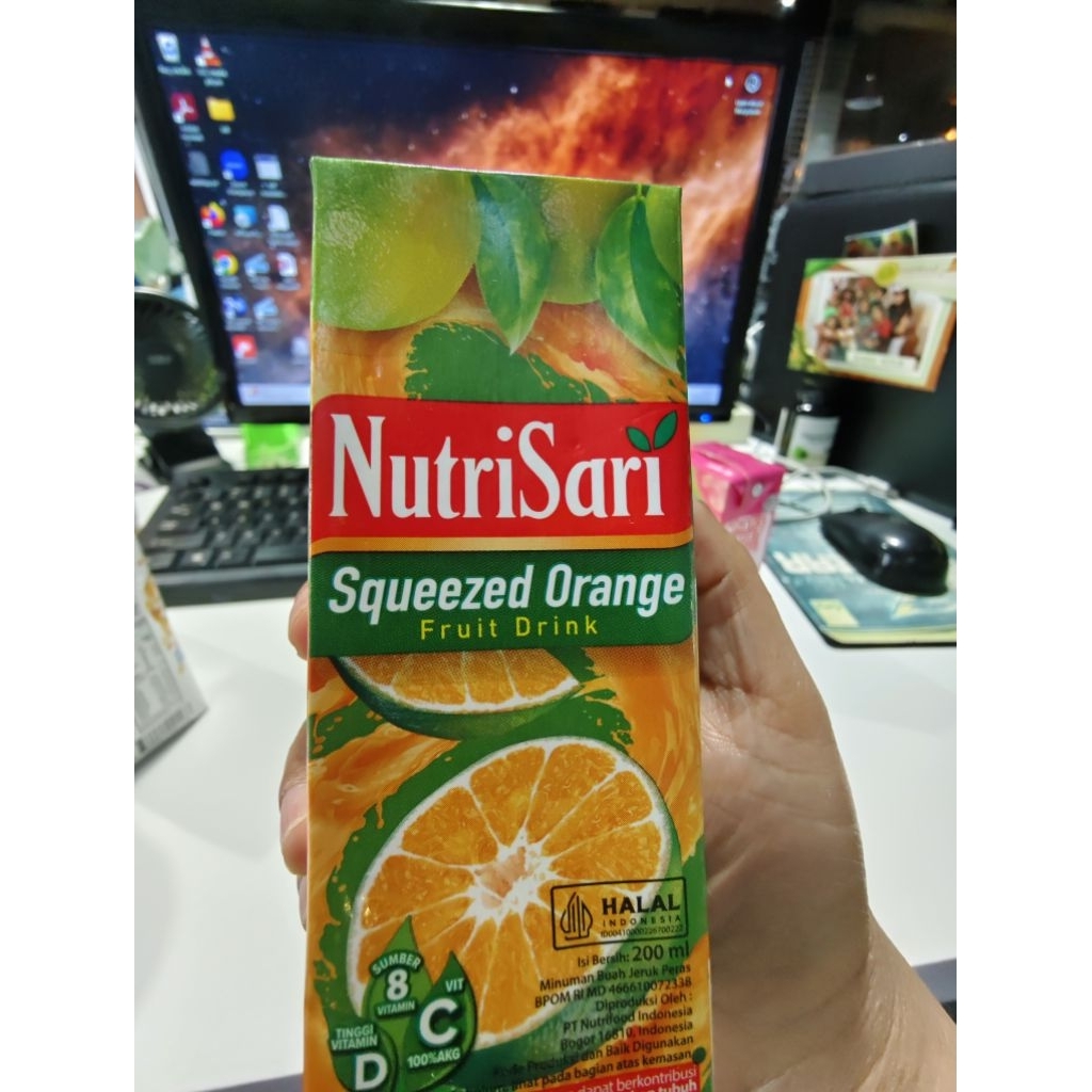 

NutriSari Squeezed Orange 200ml