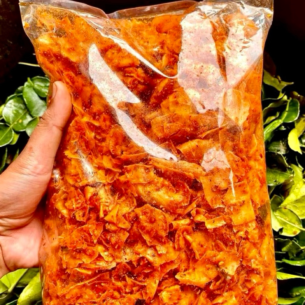 

Termurah Manggleng Keripik Singkong Pedas Balado Daun Jeruk 250gr Viral