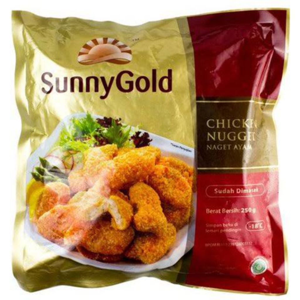 

SunnyGold Nugget Ayam / Chicken Nugget Premium 500 gr (Frozen Food)