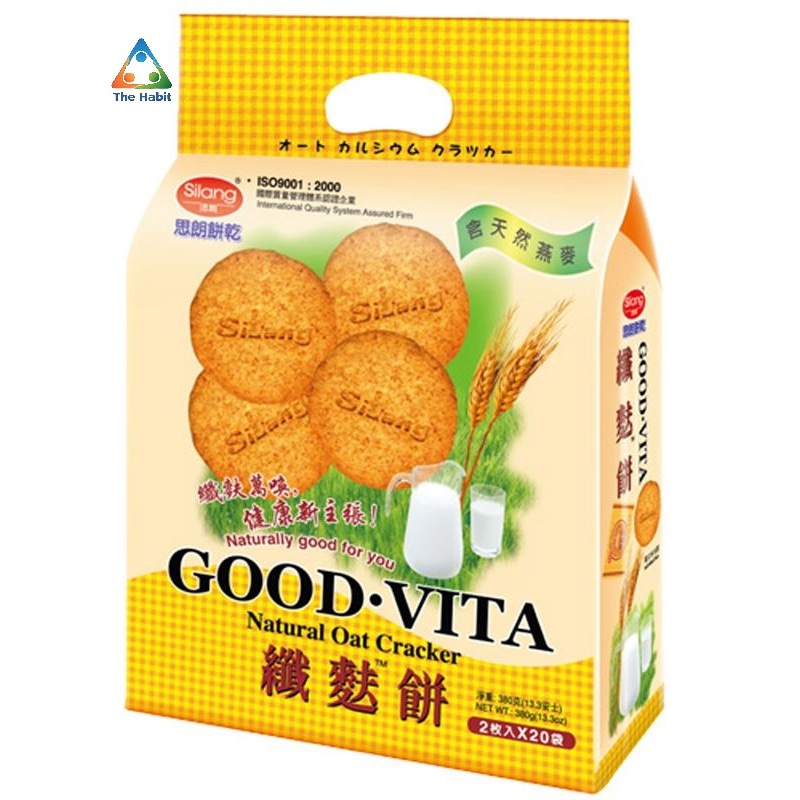 

(The Habit) A - Taste Oat Cracker Black sesame | No sugar 380gr