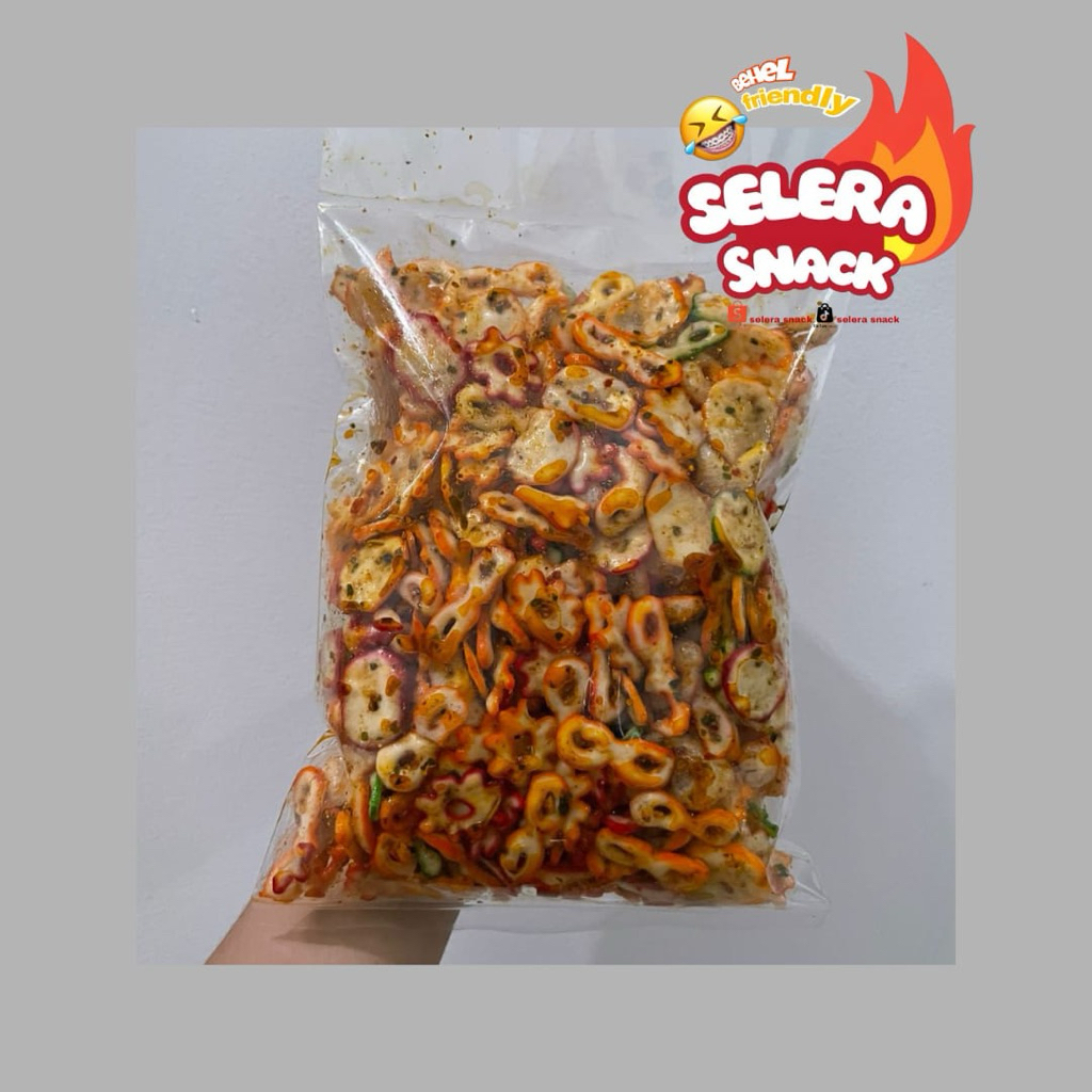 

SEBRING MIX 3 KERUPUK DAUN JERUK PEDAS ISI 250GR SELERA SNACK