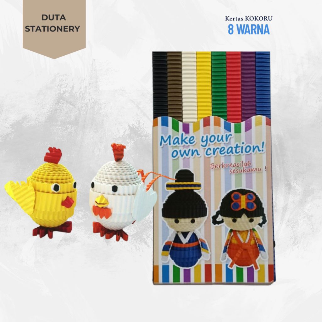 

KERTAS BERGELOMBANG / KERTAS KOKORU ICHIRO STRIP PANJANG