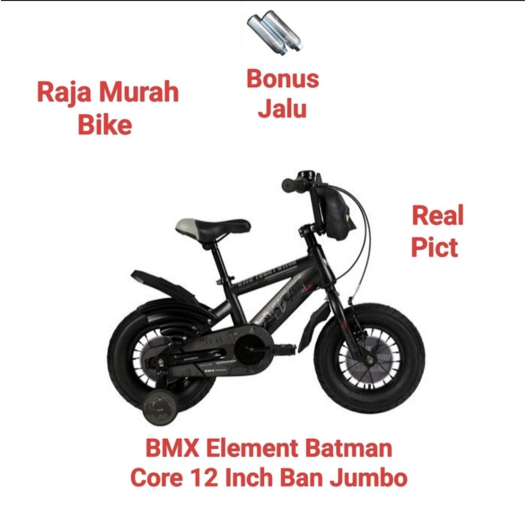 Sepeda Anak Bmx Element Batman Core 12,16,18 Inch Sepeda BMX Element Batman Sepeda Anak Laki Laki Bm