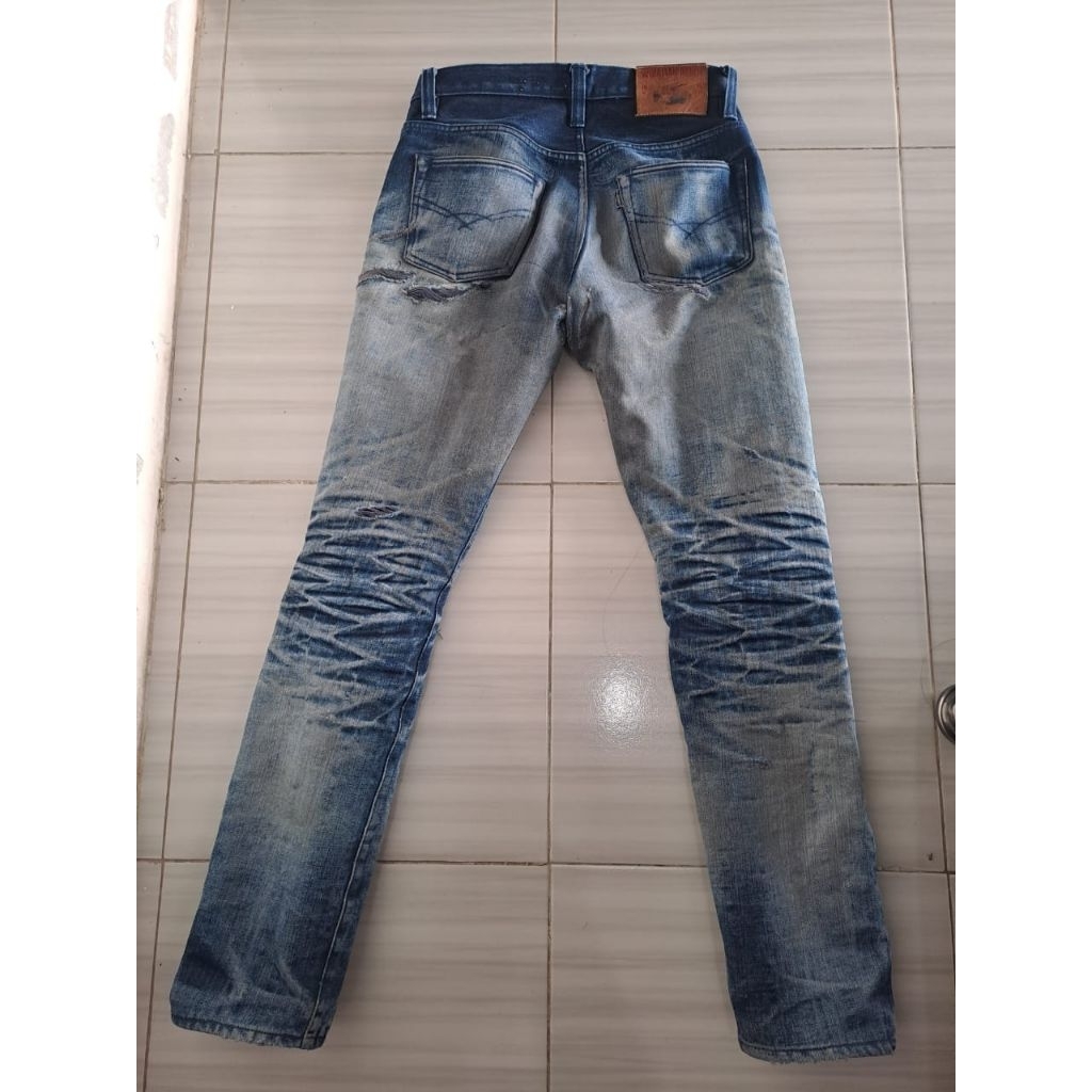 wingman denim selvedge 19oz indigo x indigo