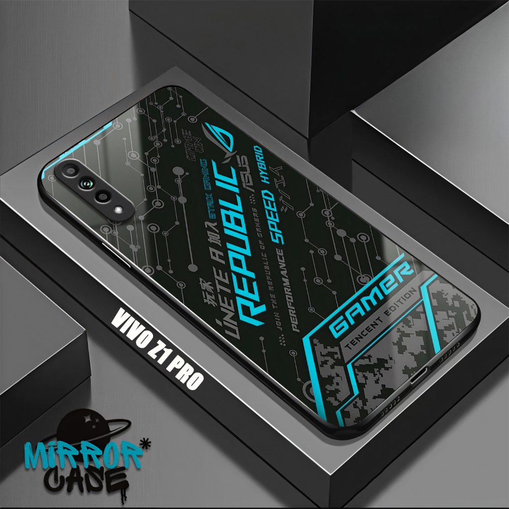 Softcase  Vivo Z1 Pro Casing Glossy Vivo Z1 pro Vivo 1951 1918 Case kaca - Kesing Kaca Kilau - Casin