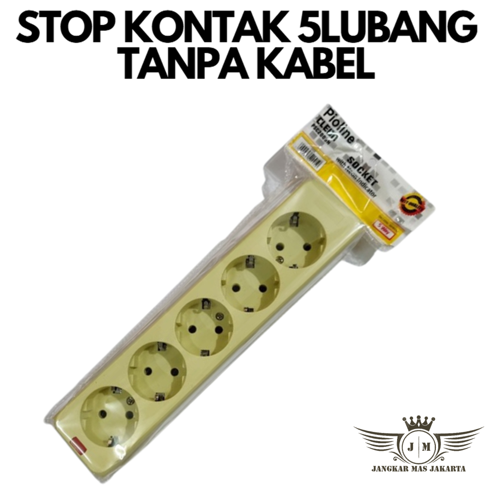 STOP KONTAK 5 LUBANG COLOKAN LISTRIK STOP KONTAK TANPA KABEL JKM