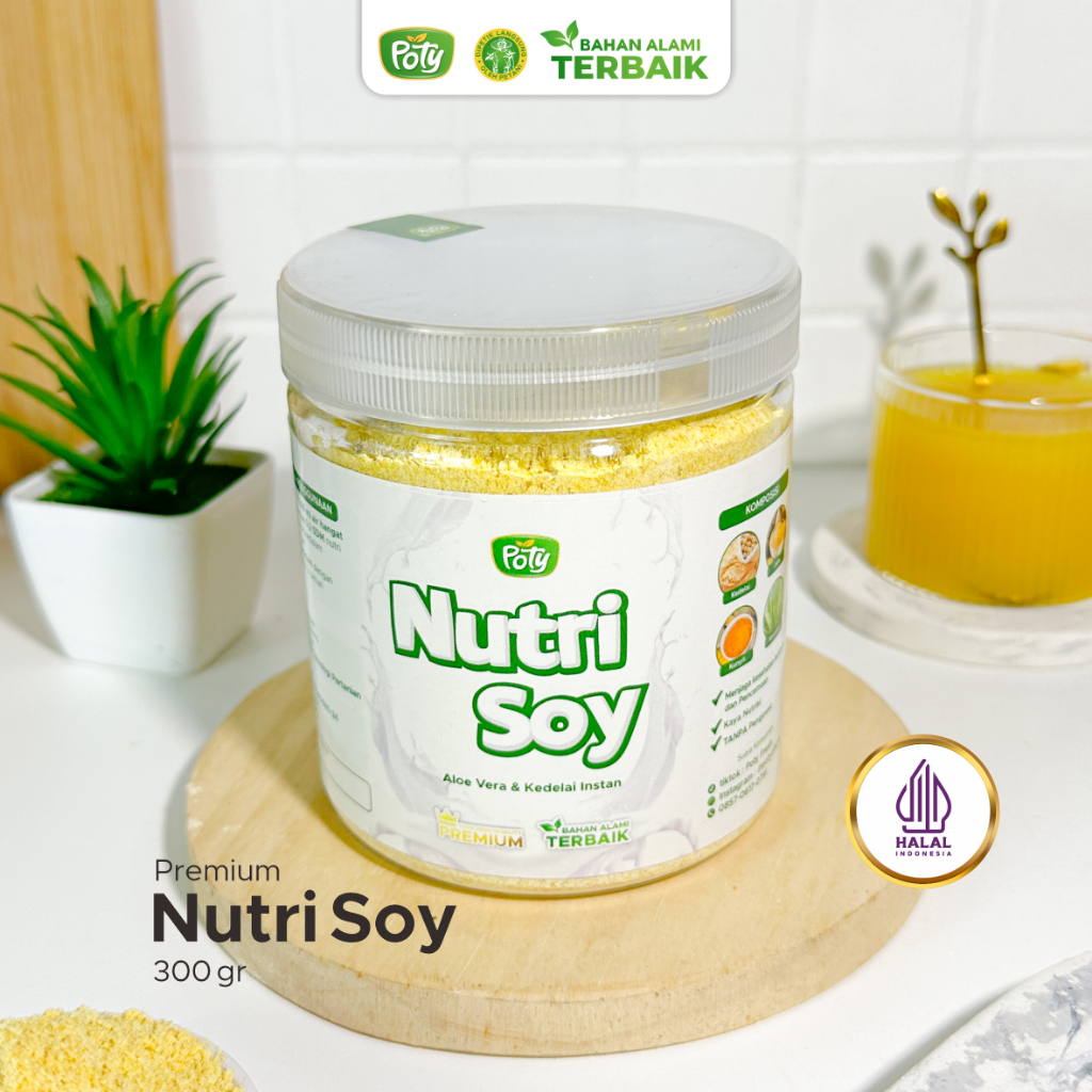 

Nutri Soy Susu Kedelai Bubuk Aloevera Ampuh Mengatasi Asam Lambung, Maag Dan Gerd Poty