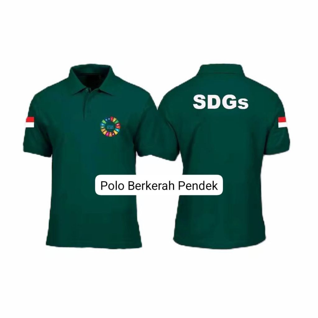 KAOS POLO BERKERAH SDGs DESA BISA REQUEST NAMA desa Di kaos // KAOS POLO SDGS DESA BISA CUSTOME NAMA