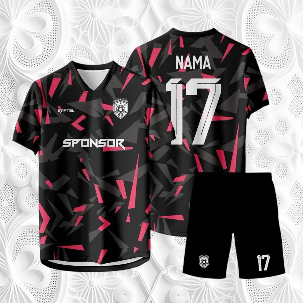 jersey setelan futsal / jersey bola costum bebas desain fullprinting