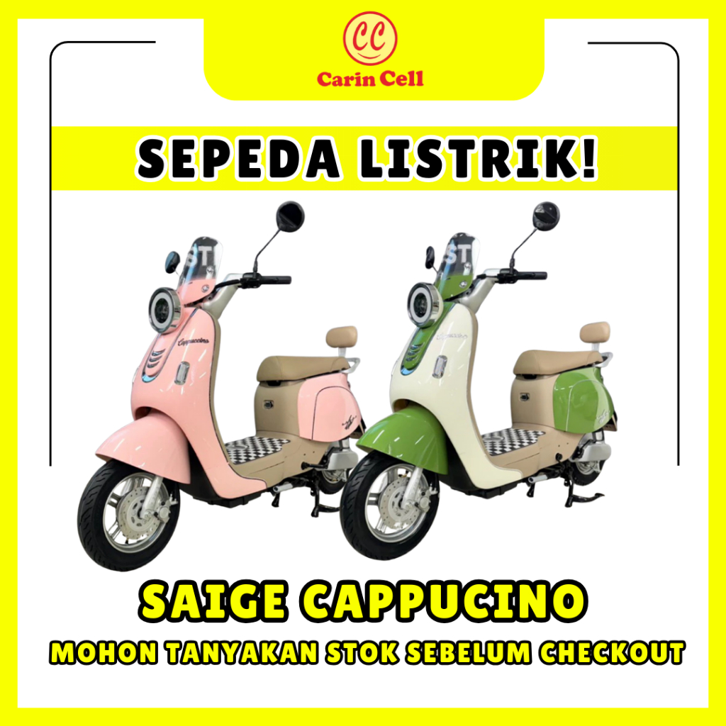 SEPEDA LISTRIK SAIGE CAPPUCINO